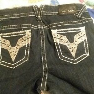 Vigoss dark wash jeans 16 long